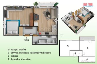 Prodej bytu 2+kk, 39 m², Roztoky, ul. Najdrova - 10