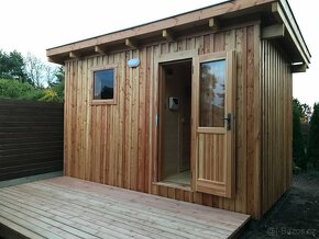 Klasická venkovní finská sauna - 10