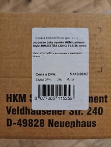Vysoké jezdecké boty HKM - 10