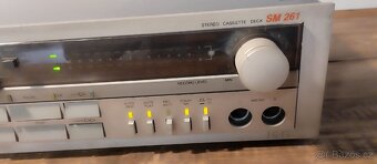 Tesla SM 261 tape deck kazetový magnetofon, kazety, Koss - 10