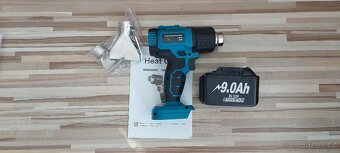 Aku horkovzdušná pistole+trysky, pro Aku Makita 18V,NEW. - 10