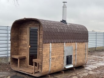 ZAHRADNÍ SUDOVÁ SAUNA QUADRO 340 cm 3QL - 10