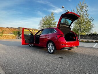 Škoda Scala 1.6 TDI 85 kW – Automat, krásná červená, top sta - 10