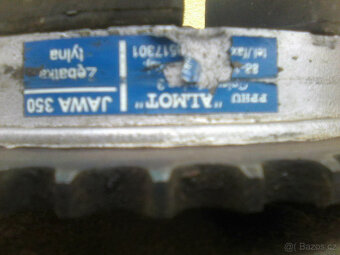 Jawa 250/350 Panelka - p.vidle,kola,skoro nová rozeta,karbur - 10