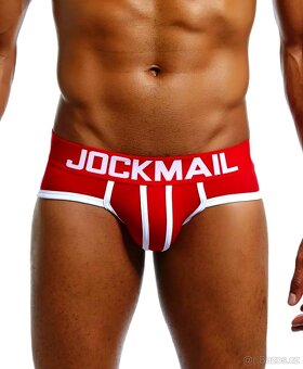 VÝPRODEJ - pánské bavlněné slipy Jockmail - XXL (eu L) - 10