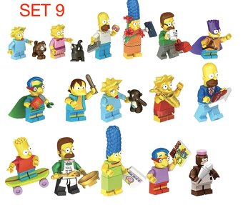 Mix postavičiek - typ lego - nové, nehrané - 10
