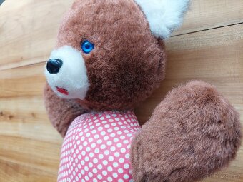 Retro starý plyšák - medvěd medvídek hračka Méda Béďa SLEVA - 10