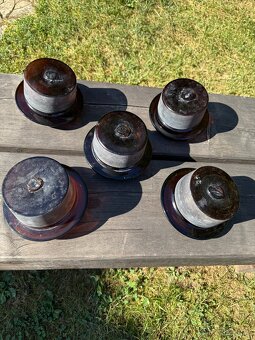 Velká skleněná lékárnická nebo skladovací dóza. - 10