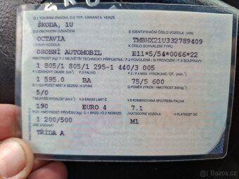 Škoda Octavia 1.6i rozvody nocé+ spojka nová - 10