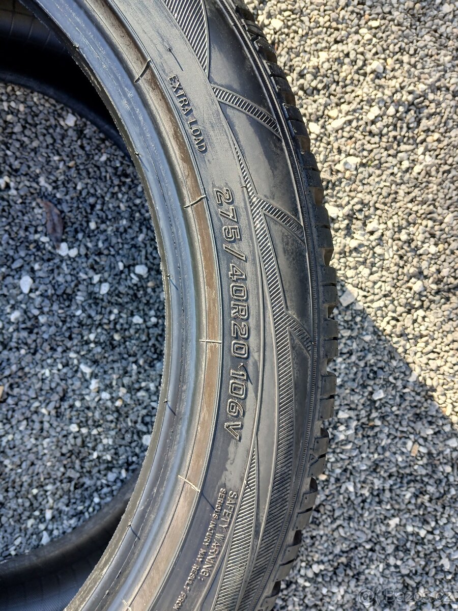 Zimní pneu Falken 275/40/20 , 245/45/20 vzorek 6,5mm - 11