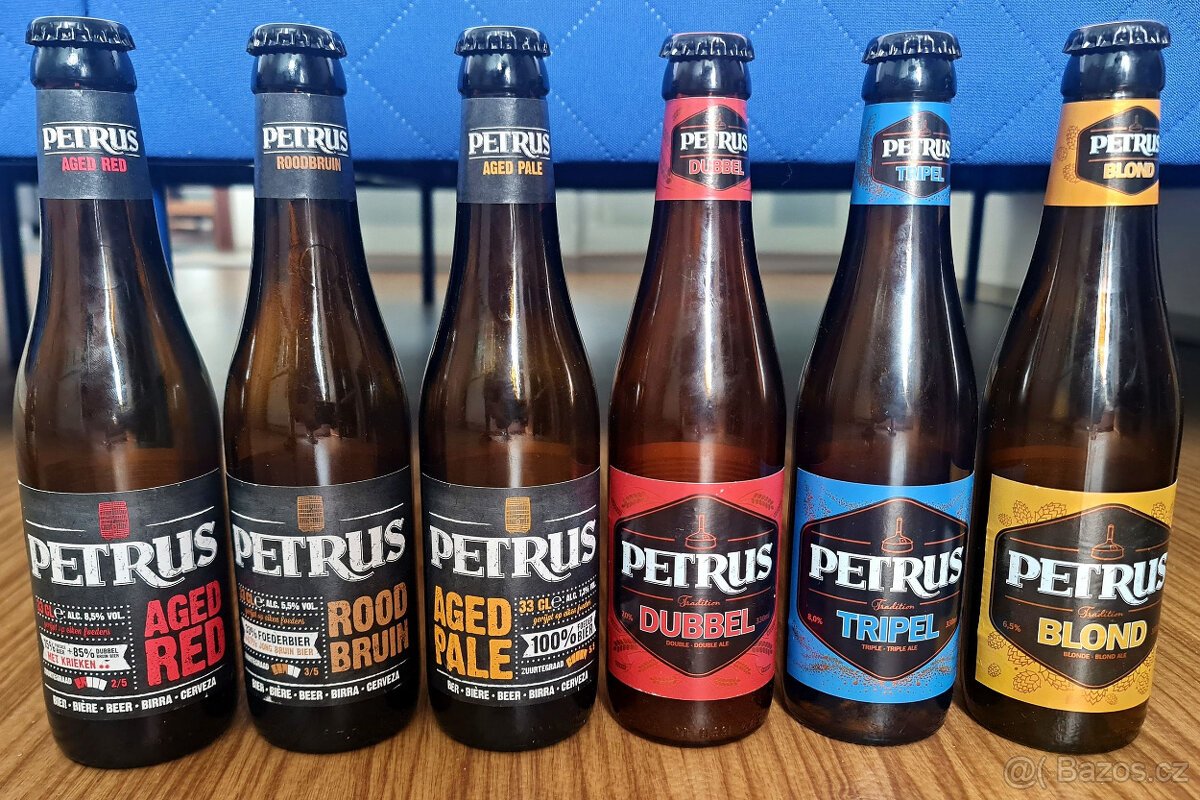 Sběratelské pivní lahve + plechovky: UK,DE,IT,HR,B,DK,GR,USA - 11