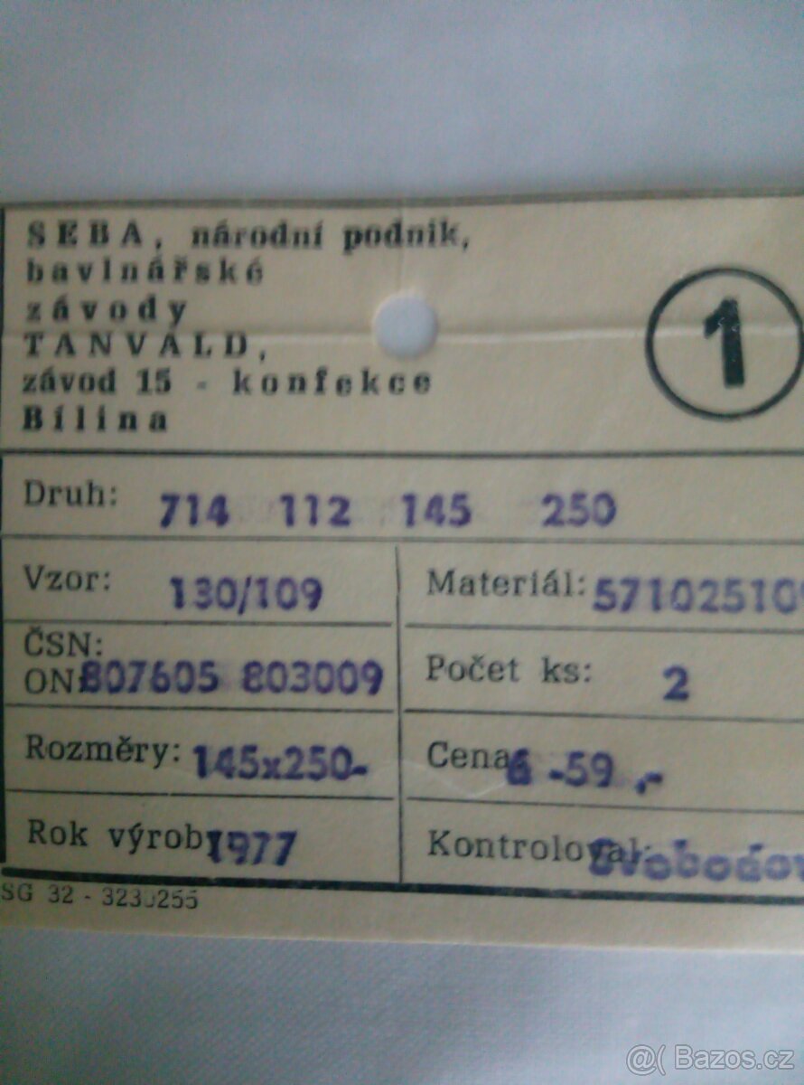 Retro DAMAŠKOVÉ povlečení - 11