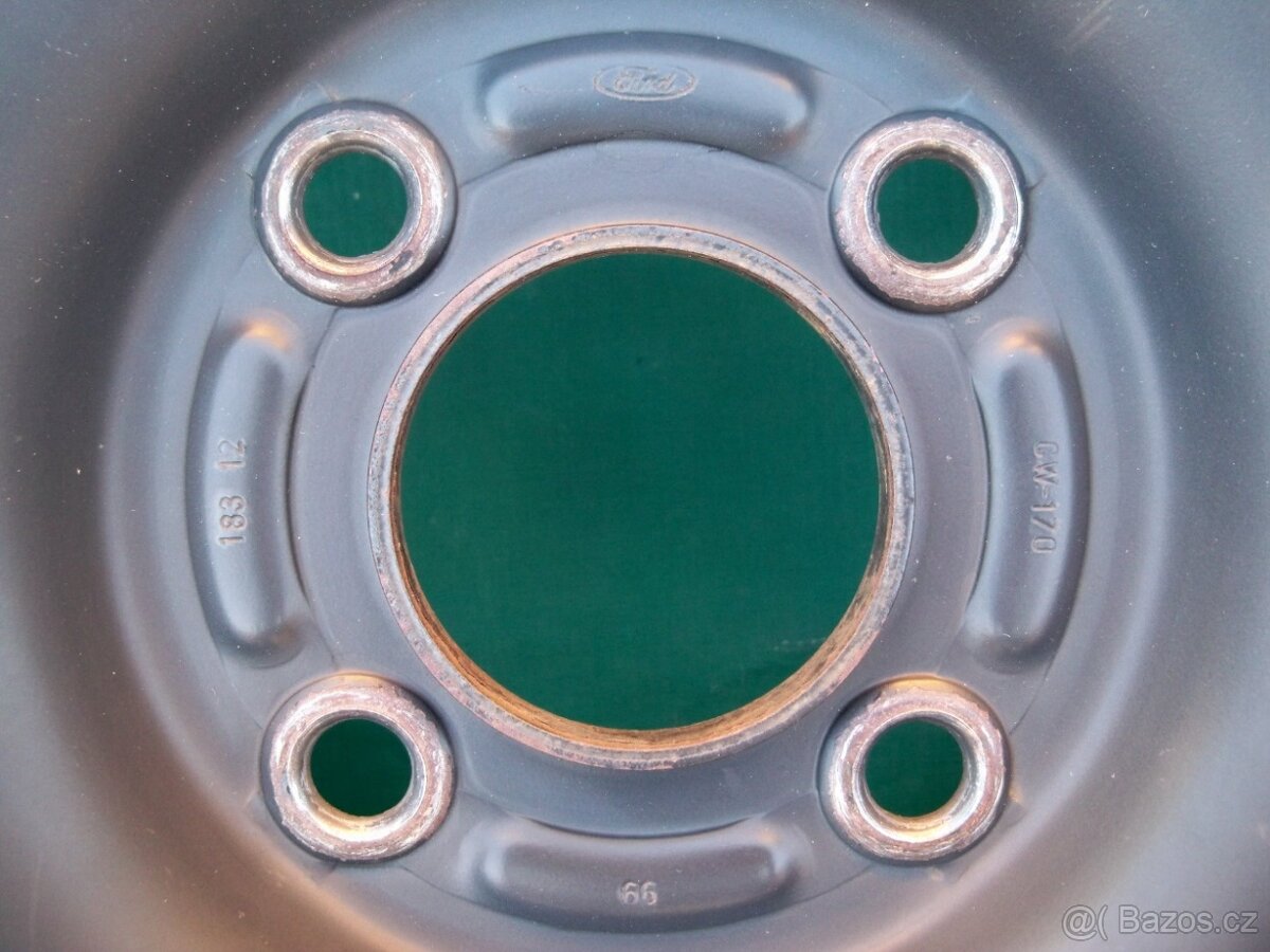 4x Disky Ford 4x108 + Letní Barum 185/65R14 7mm:Cena za sadu - 11