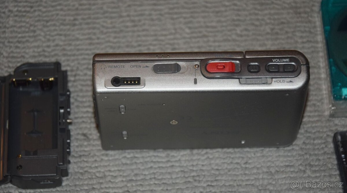 MD minidisc SONY MZ-R35, DO, sluch,,manual, adapter AA bater - 11