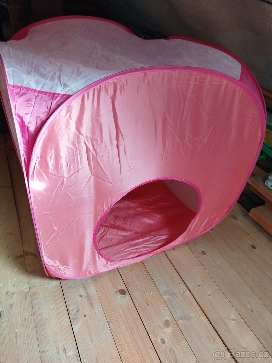 Dětský stan s tunelem z Lidlu + míčky - 11