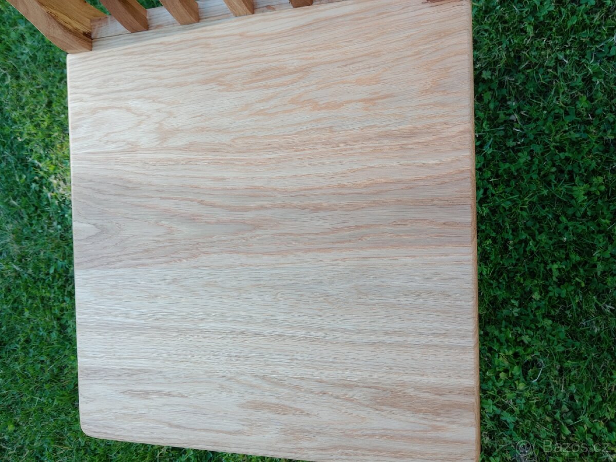 Jídelní židle masiv dub tvarovaná - 11