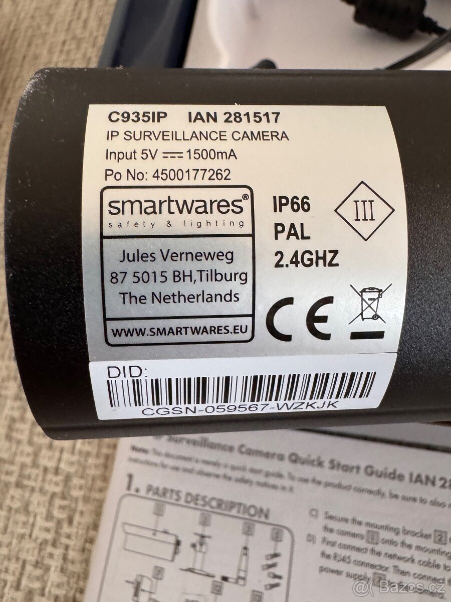 Venkovní IP sledovací kamera HD. - 11