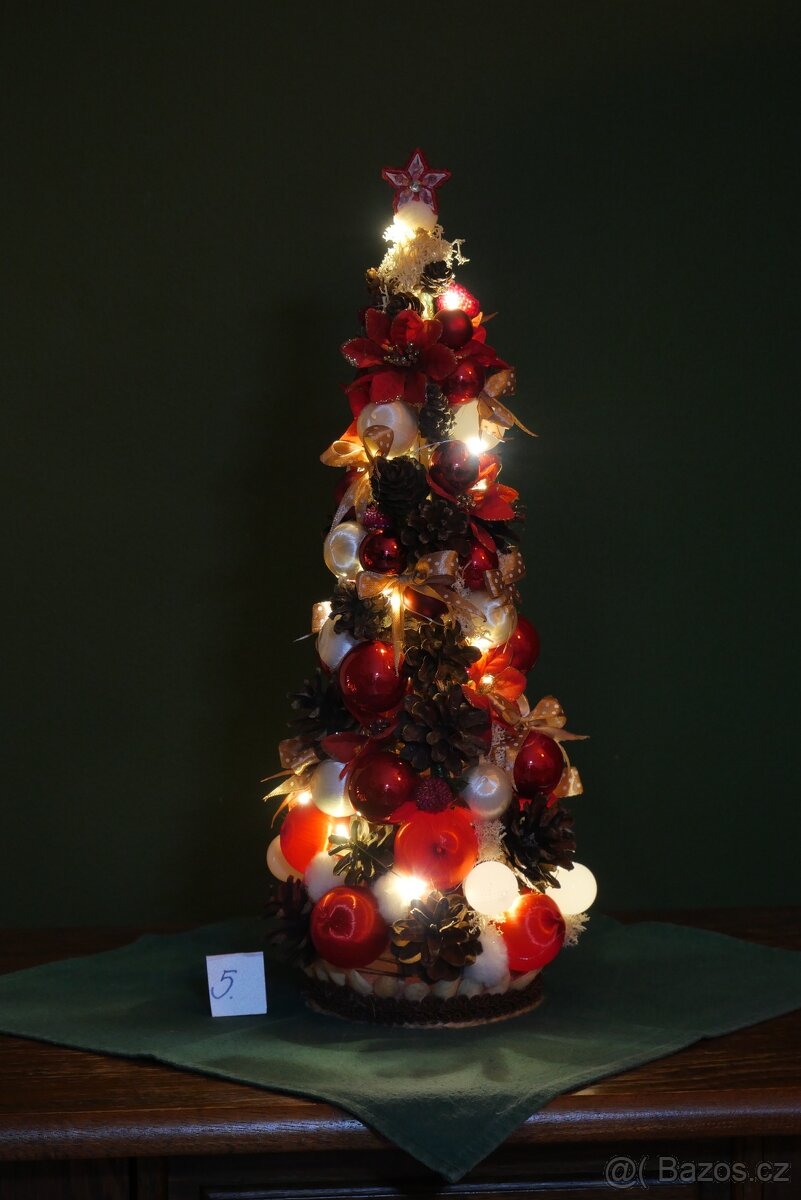 Vánoční stomeček 42cm světelný - 11