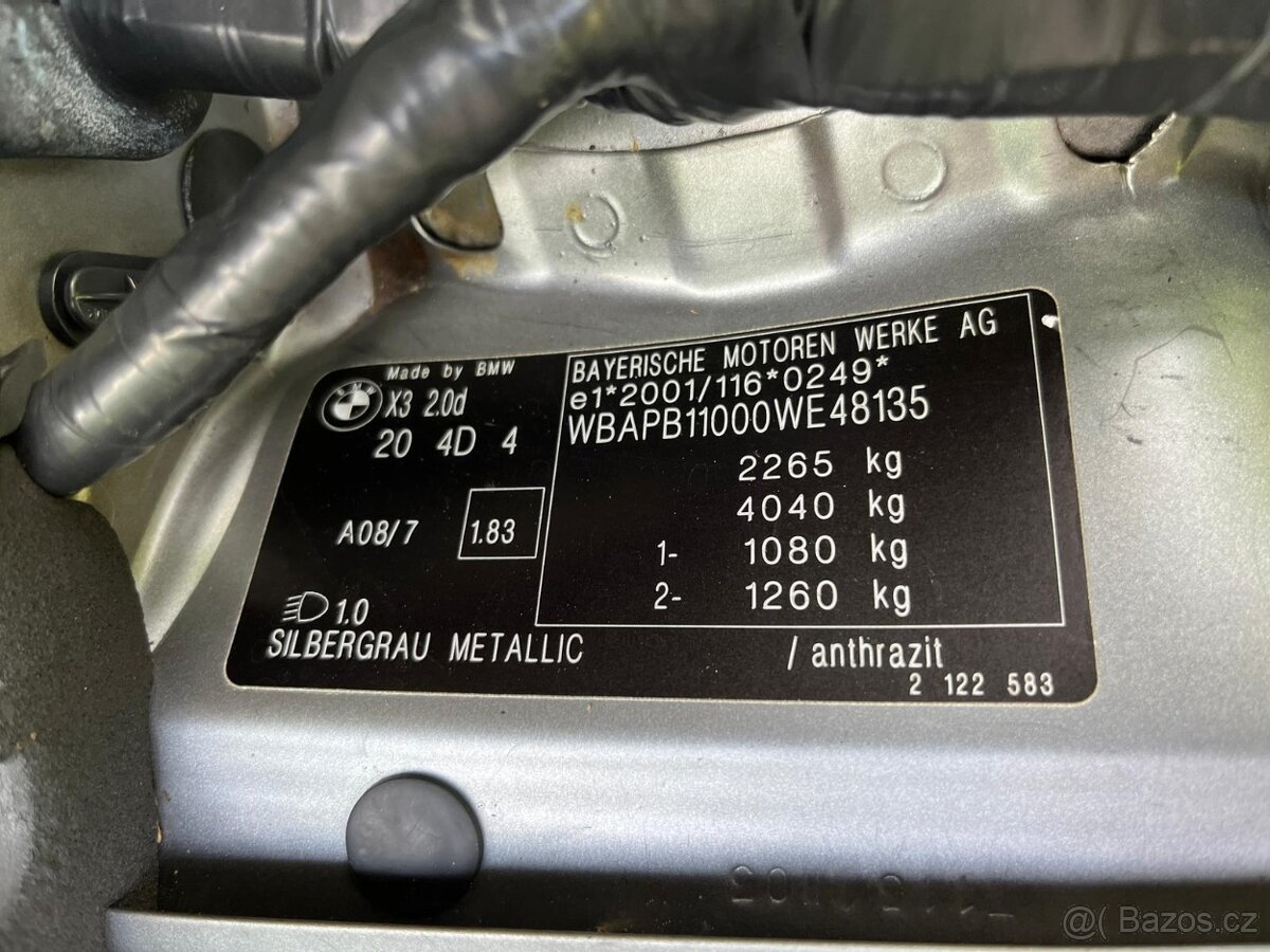 BMW X3 2.0d, 4x4, tažný zařízení - 11