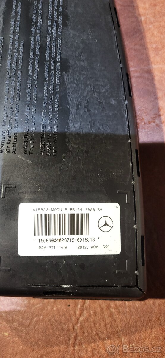 Sedačky Mercedes ML/GLE W166 - 11