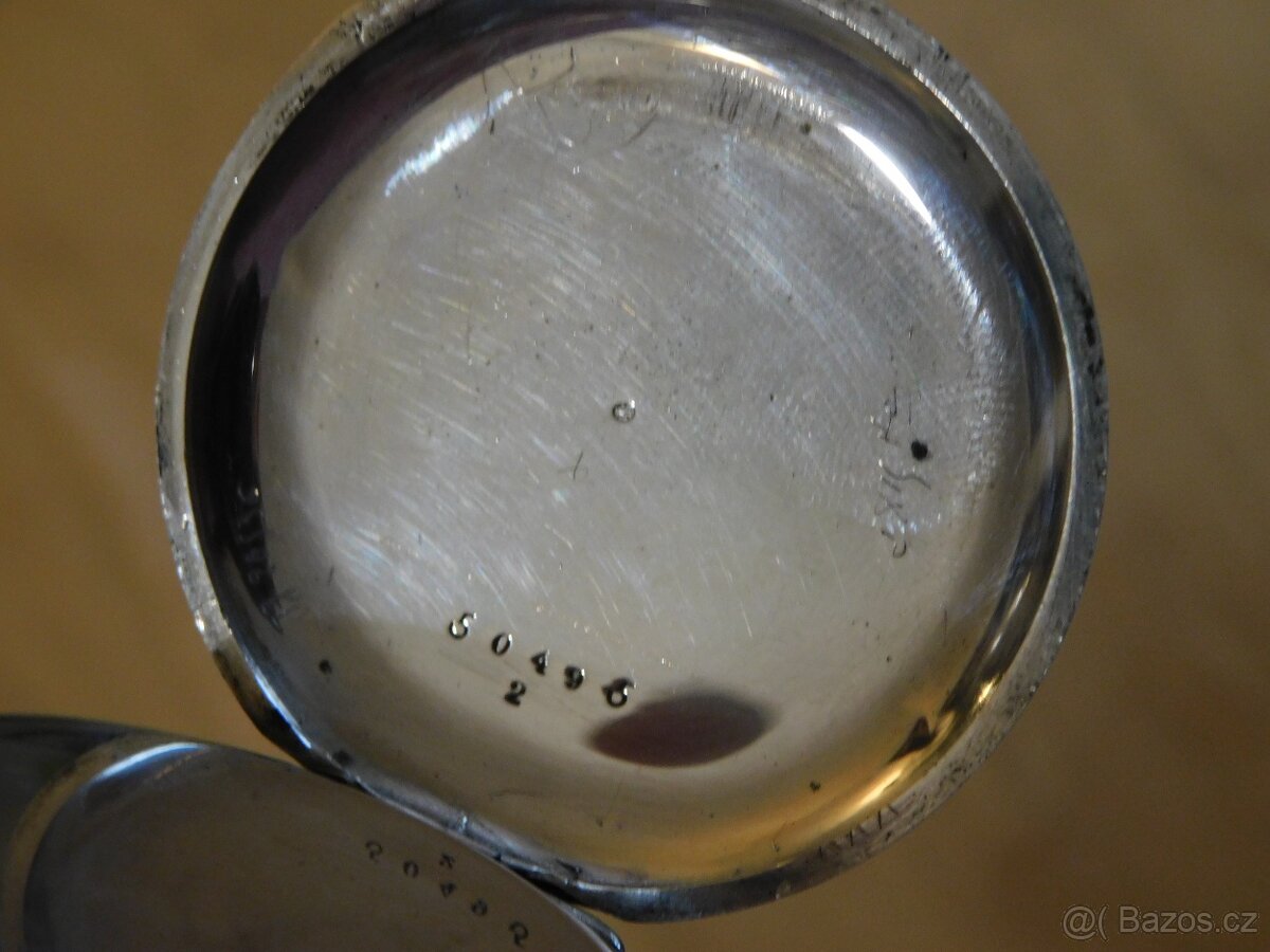 Stříbrné kapesní hodinky "J. Auricoste" s chronometrem - 11