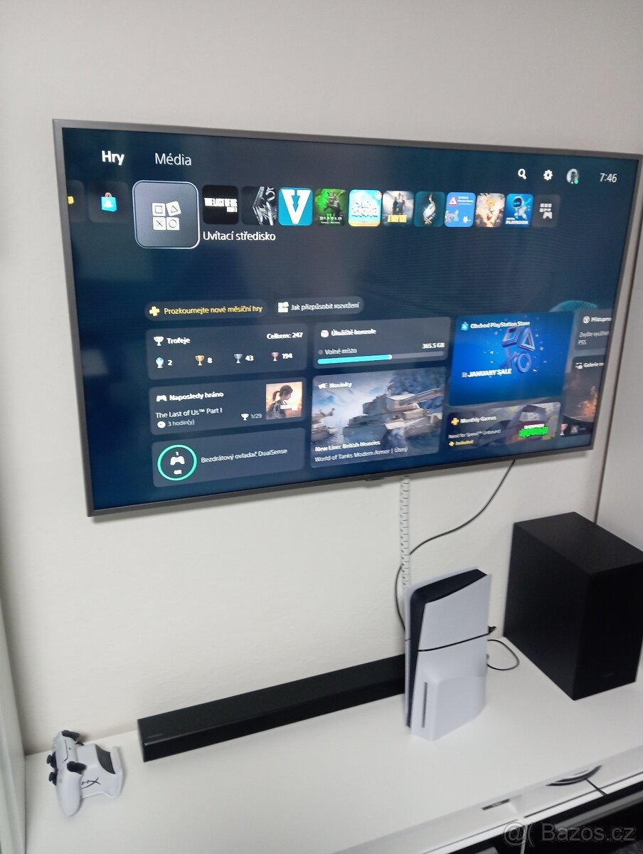 Sony PlayStation 5 (typ modelu - slim) - bílá - 11