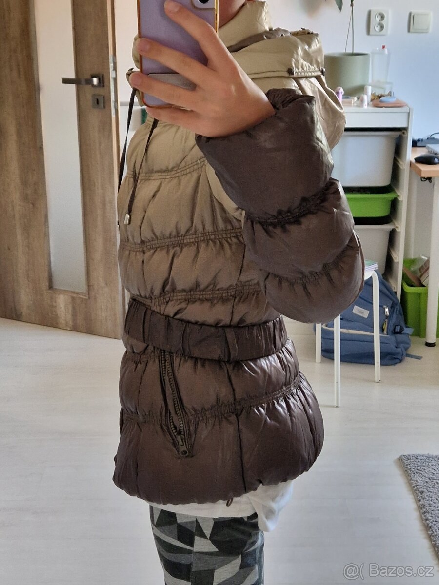 Hnědá péřová bunda Snowimage - 11