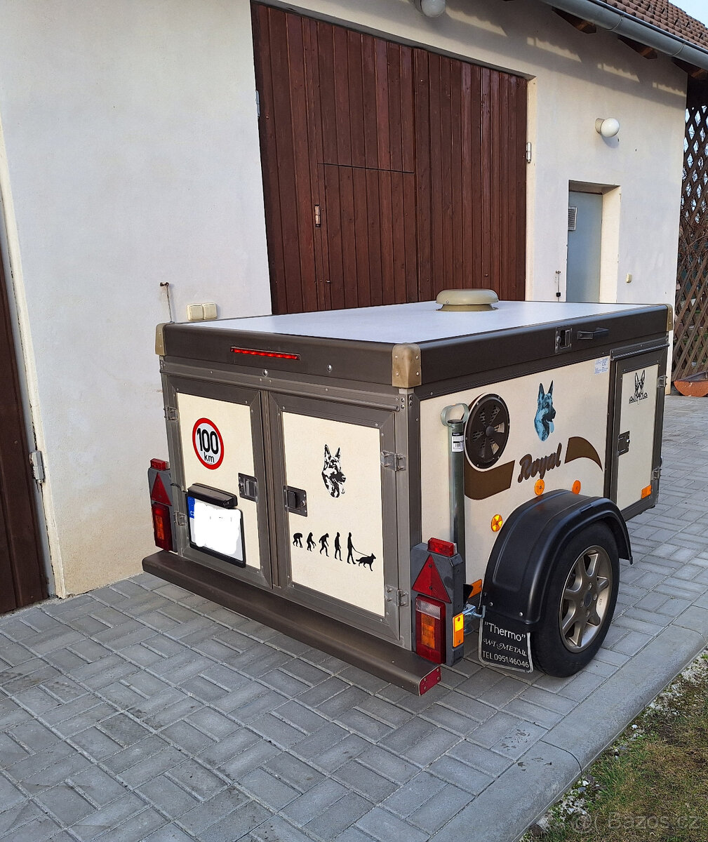 WT Metall, TH3/ROY1 přívěsný vozík pro psy - 11