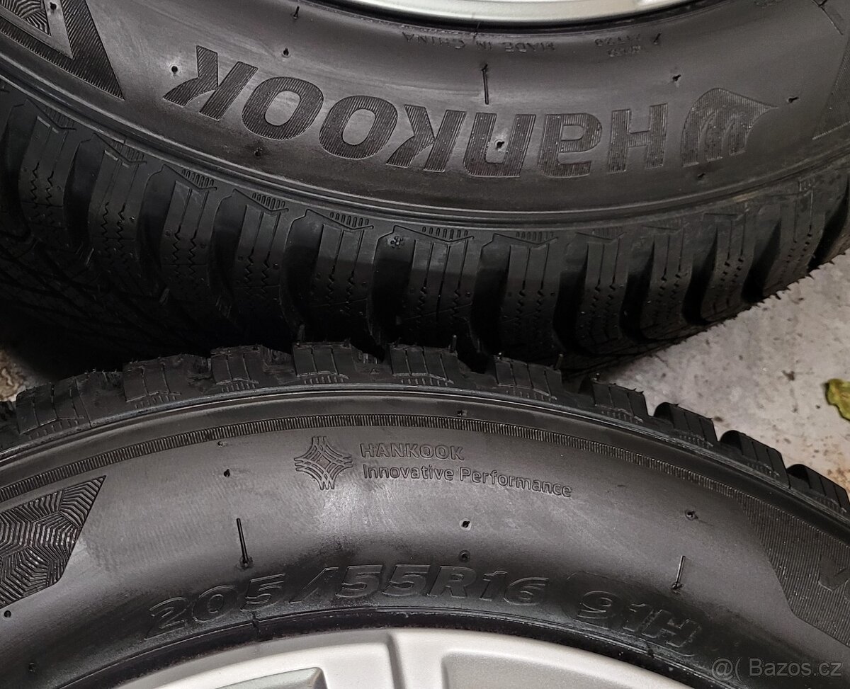 Opel Astra L, 16' alu disky, zimní Hankook,nové - 11