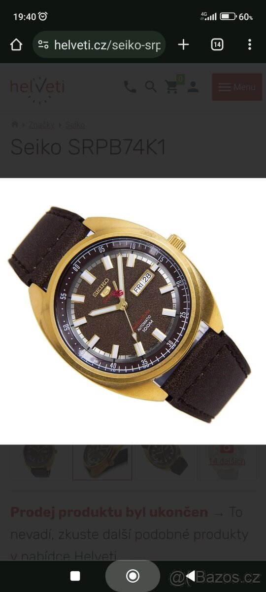 Hodinky Seiko 5 vyprodaná limitovaná edice - 11