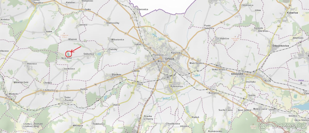 Prodám lesní pozemek v k.ú. Stěbořice - 11