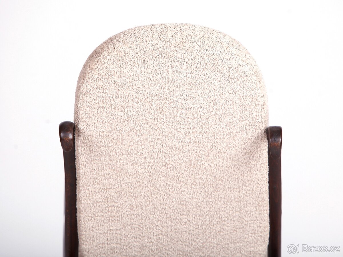 Starožitné houpací křeslo THONET. - 11