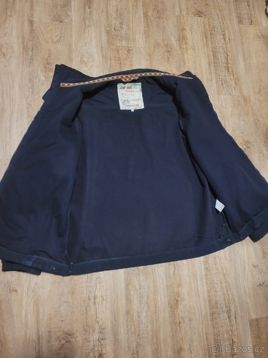 Tmavě modrá softshellová bunda Camp David - 11