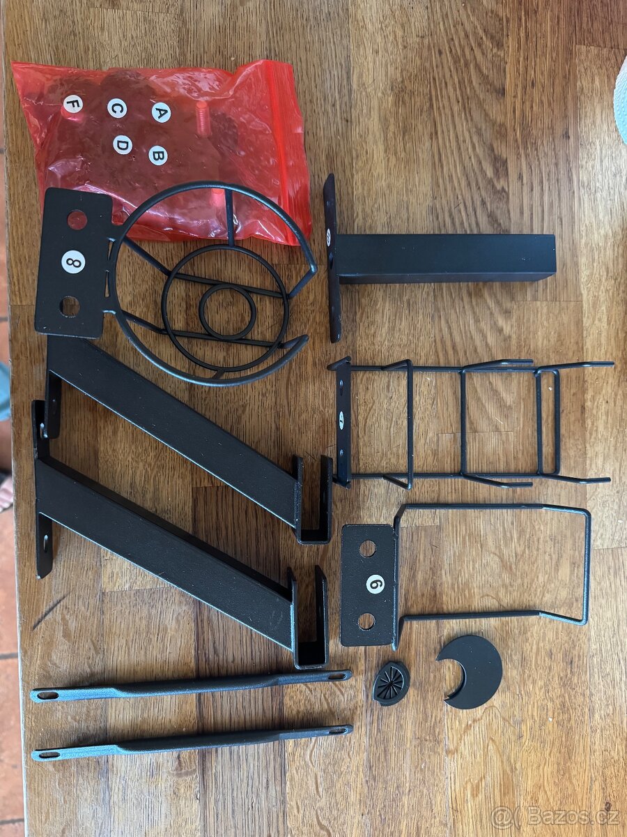 Herní stůl 100x55 cm, černý, nový - 11