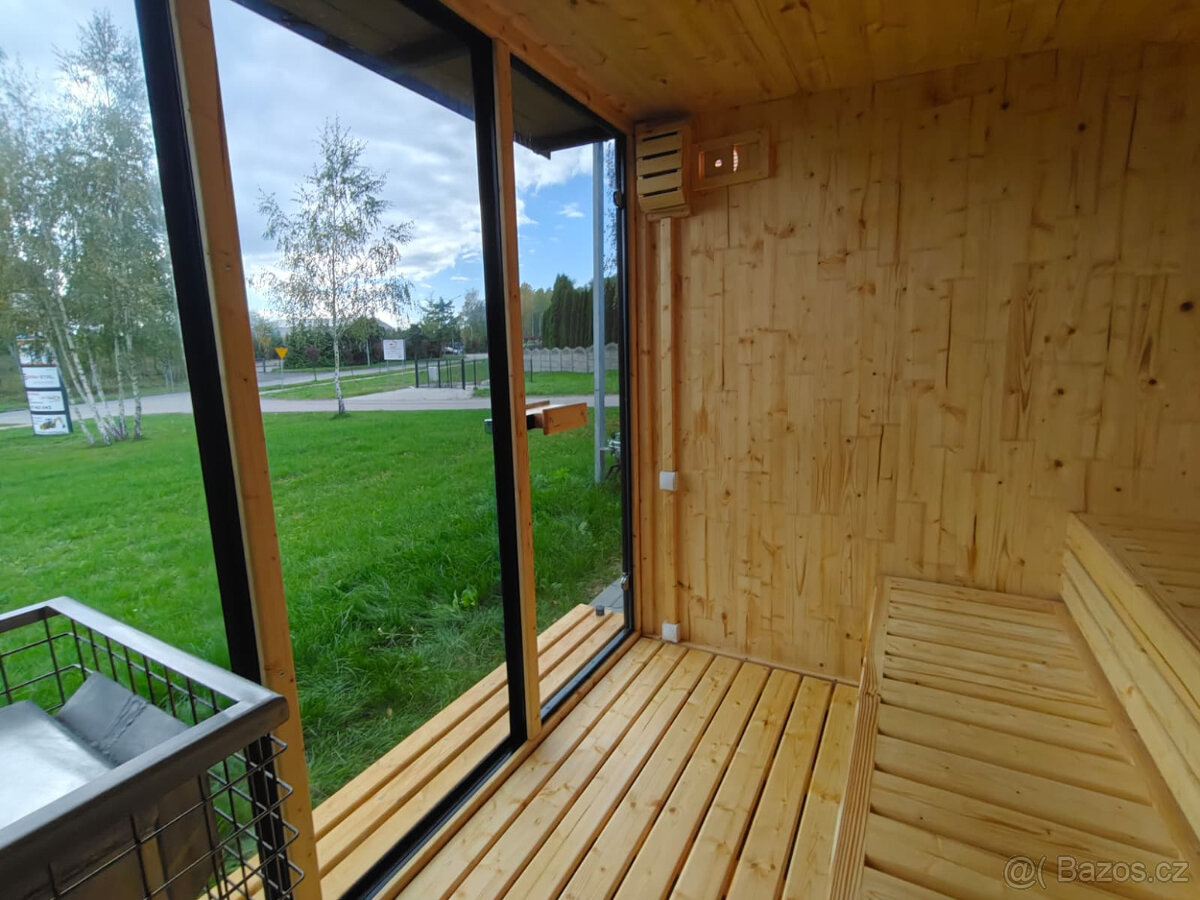 Venkovní panoramatická sauna Horizont M3 - 11