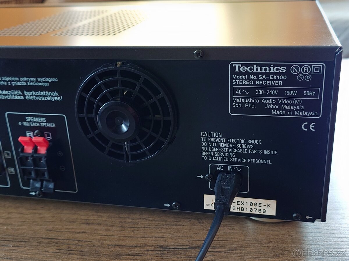 Stereo reciver Technics SA-EX100 včetně d.o. - 11