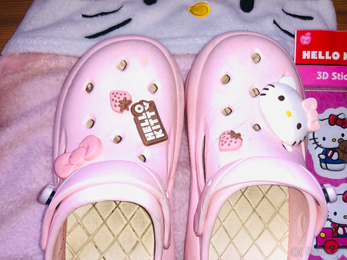 hellokitty# crocs# nazouvaky# vel. 39 /40 - 11