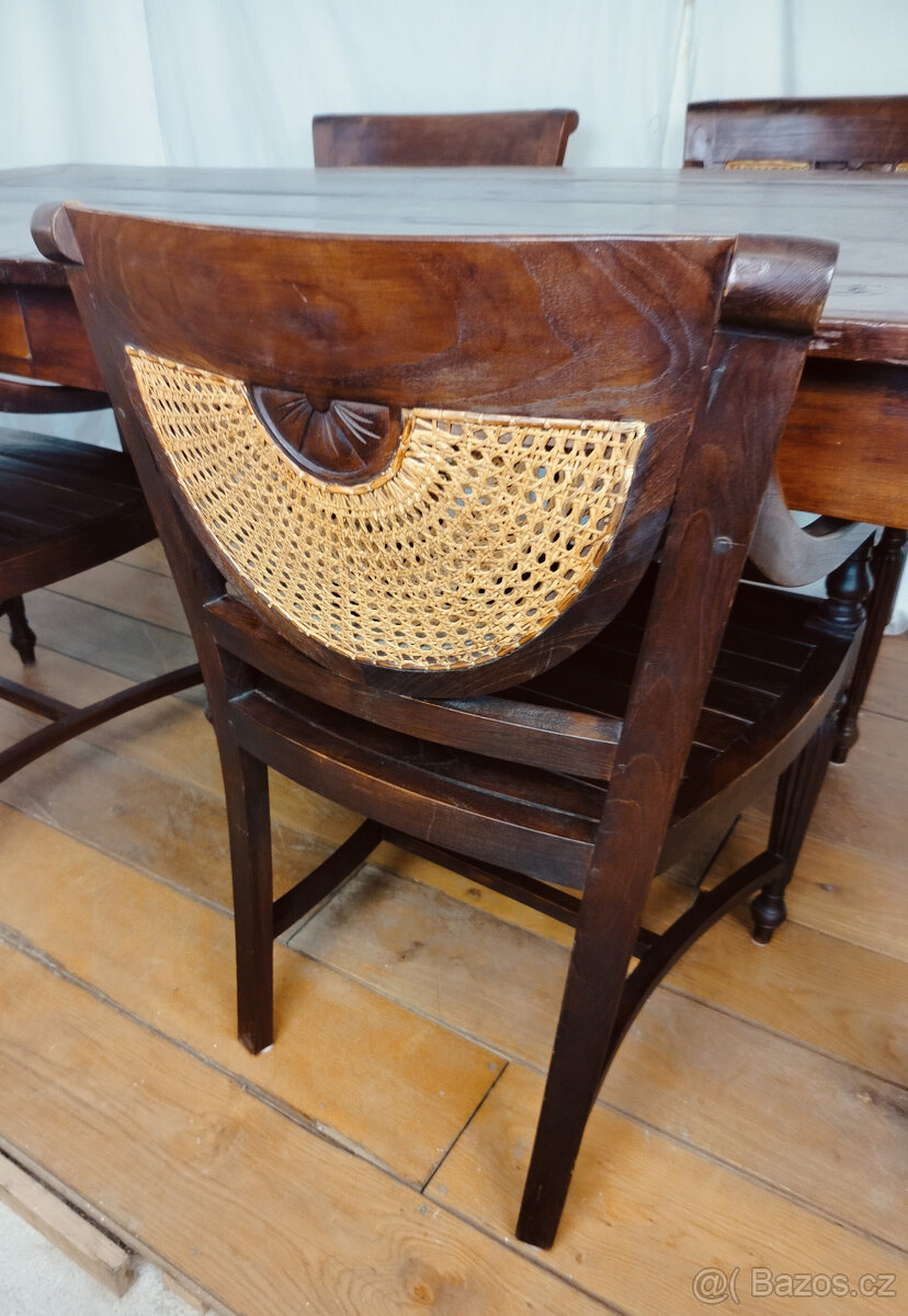 Jídelní stůl rustikální TEAK - 11