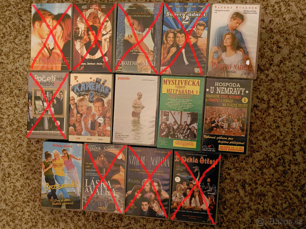 25 Kč/kus - VHS videokazety originálne český dabing - 11