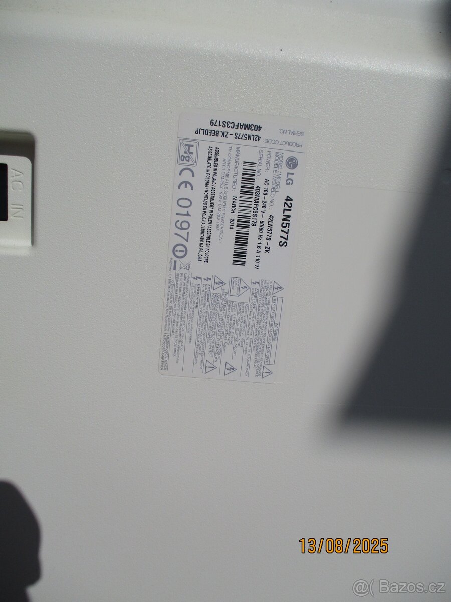 4x Televize na díly, zdarma za odvoz - 11