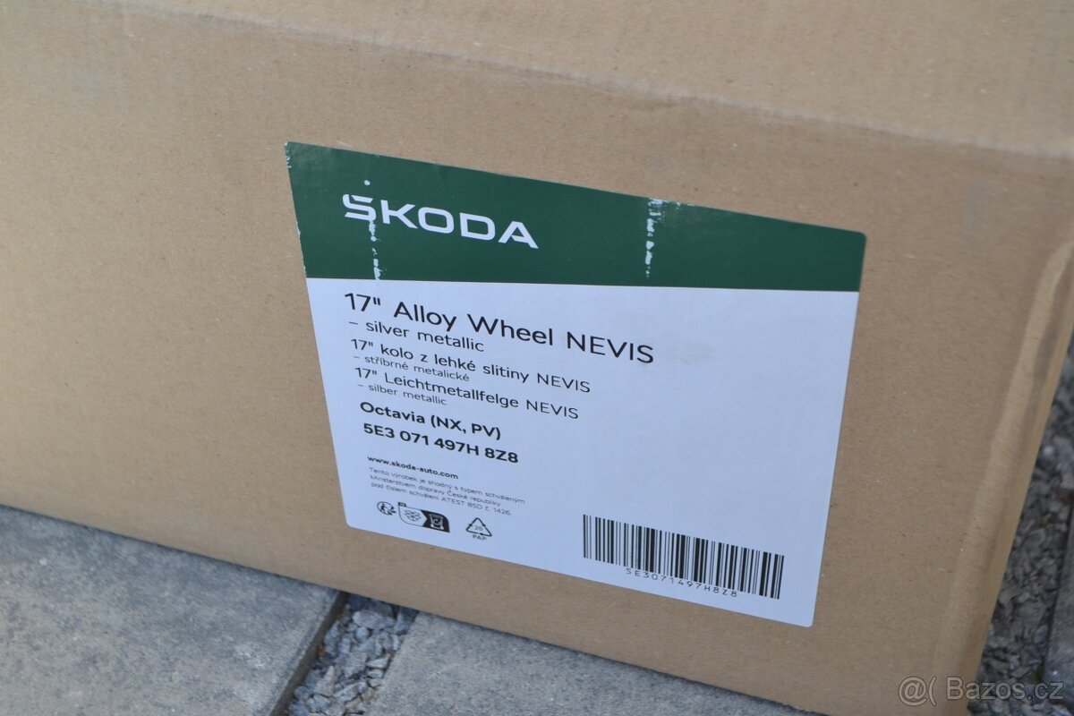 Škoda Octavia IV(RS)- 17 NOVÉ orig.alu disky 6.5Jx17,5x112 - 11