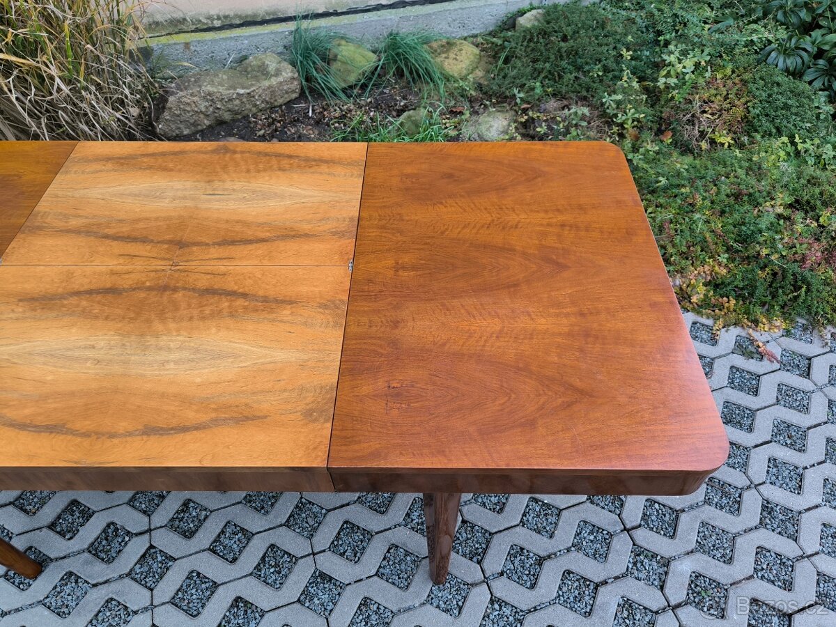 Art Deco jídelní rozkládací stůl Jindřich Halabala - 11