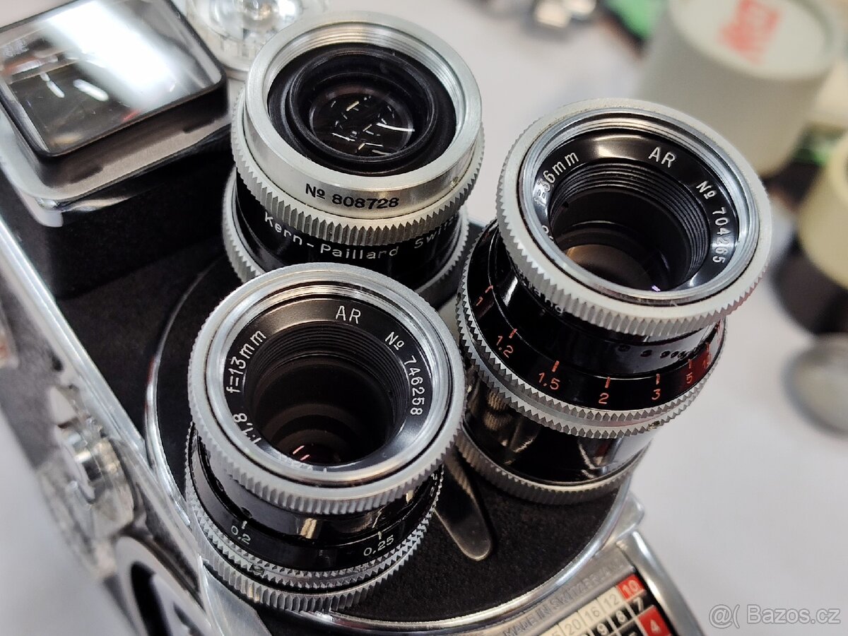 Kamera Bolex - Paillard D8L s příslušenstvím - 11