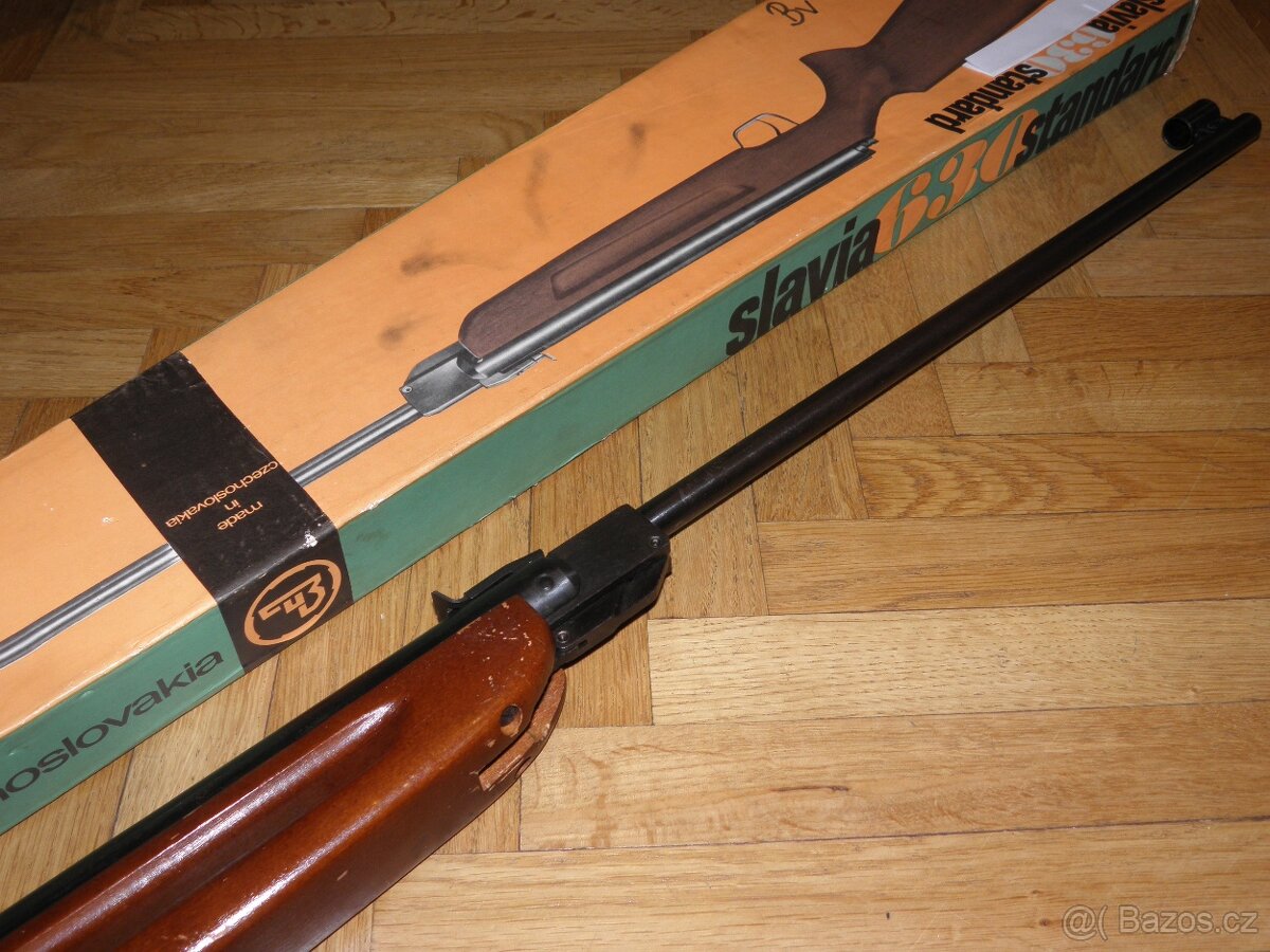 Vzduchovka Slavia 630 s původní krabicí, rok výr. 1986 - 11