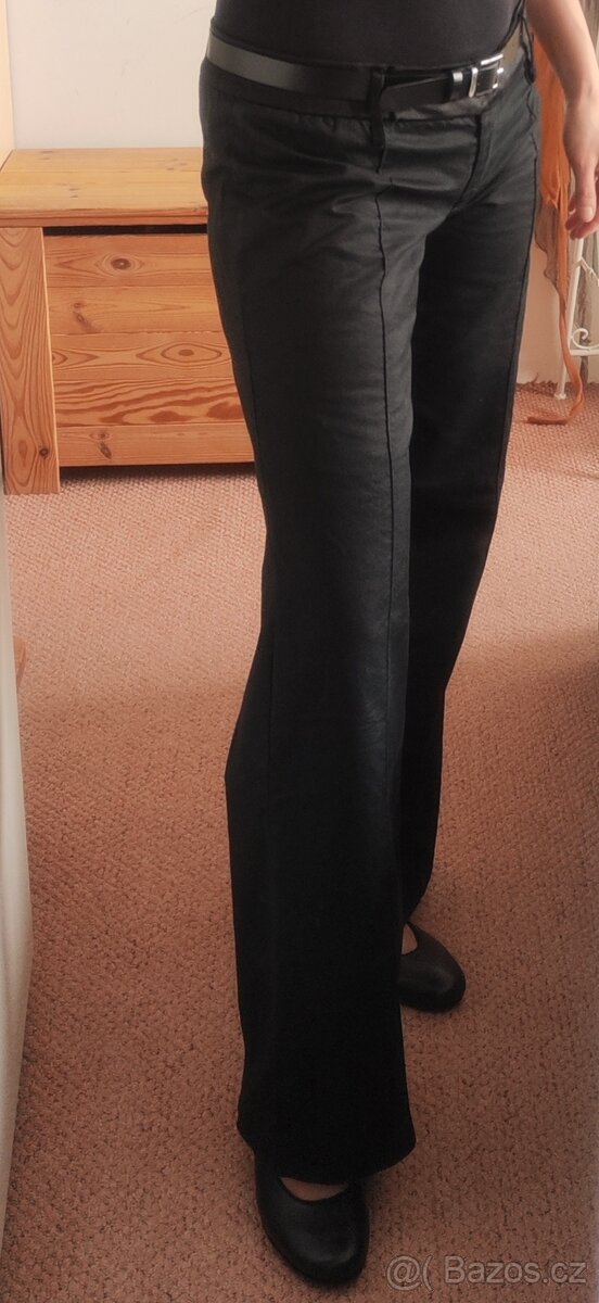 Dámské černé společenské kalhoty Amisu vel 42 - 11