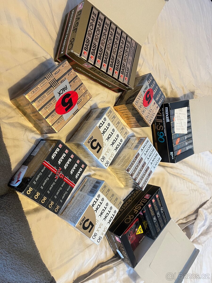 Kazety BASF TDK SONY MAXELL NOVÉ - 11