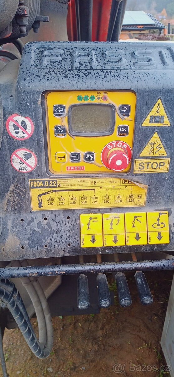 Iveco 120E25, bočnice, ruka, dvouosý valník - 11