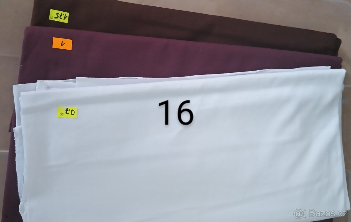 Látky metráž, mix - 11