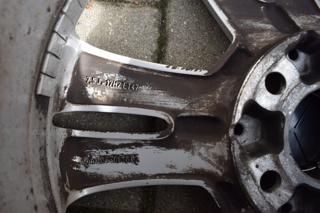 Alu kola originál Mercedes Benz R17 dvourozměrná letní sada - 11