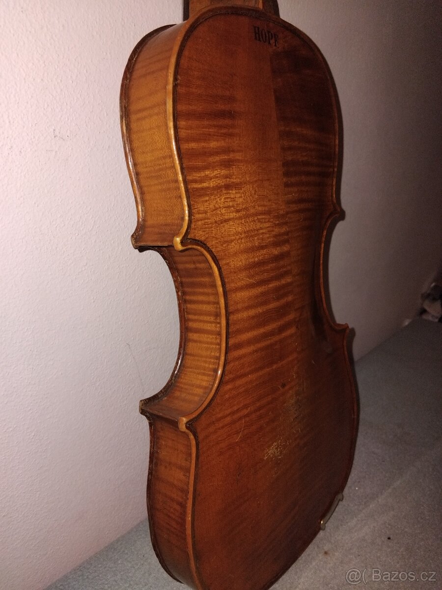 Velmi staré a vzácnější housle HOPF. - 11